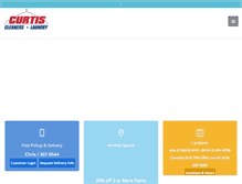 Tablet Screenshot of curtiscleaners.com